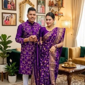 Sharee Panjabi Couple Dress with Blouse Piece