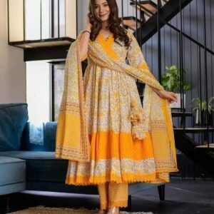 Linen Printed 3 Piece