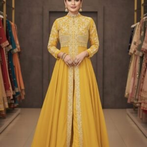 Radymade Jorjet Party Dress (Yellow)